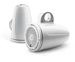 7.7-inch (196 mm) Enclosed Tower Coaxial System, Gloss White Enclosure – התקנה מקצועית מבית Qton, מומחים באיתור, מיגון ומולטימדיה לרכב