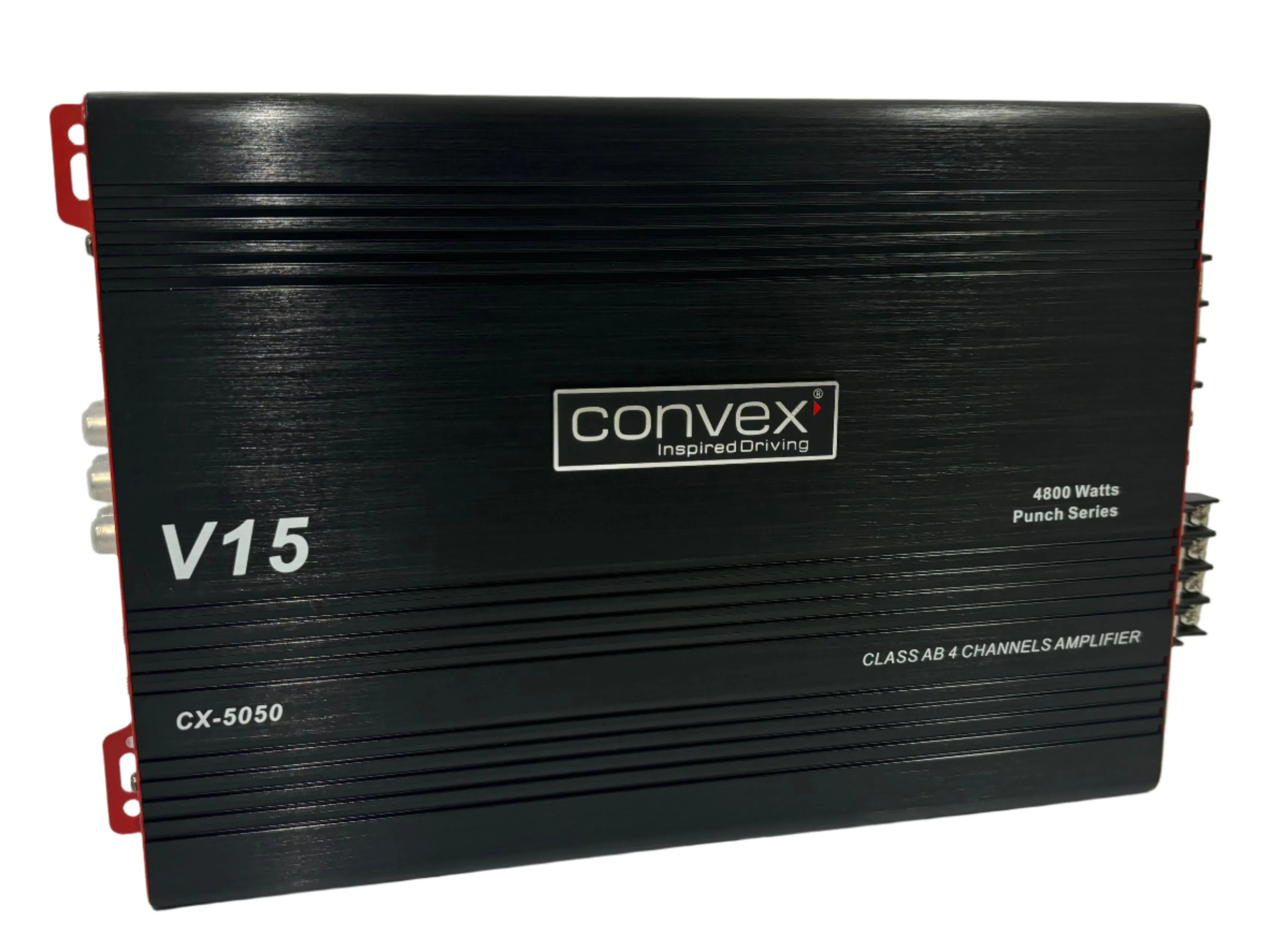 מגבר לרכב Convex CX-5050 - V15 Punch Series – התקנה מקצועית מבית Qton, מומחים באיתור, מיגון ומולטימדיה לרכב