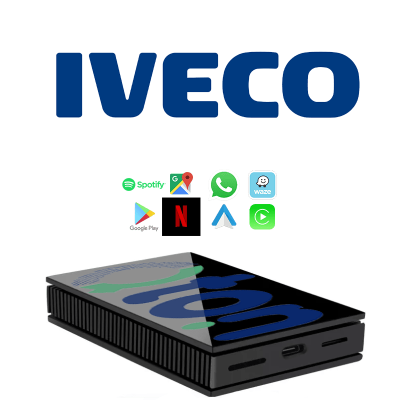מערכת מולטימדיה אנדרואיד לאיבקו (Iveco) דיילי 2024 (פותח מסך) – התקנה מקצועית מבית Qton, מומחים באיתור, מיגון ומולטימדיה לרכב
