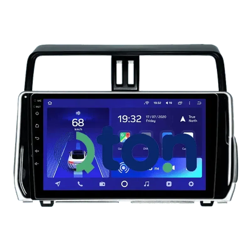 מערכת מולטימדיה אנדרואיד לטויוטה (Toyota) לנד קרוזר 2019 – התקנה מקצועית מבית Qton, מומחים באיתור, מיגון ומולטימדיה לרכב