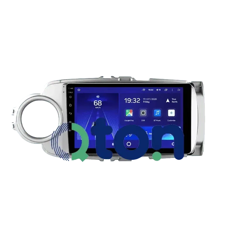 מערכת מולטימדיה אנדרואיד לטויוטה (Toyota) יאריס 2019 – התקנה מקצועית מבית Qton, מומחים באיתור, מיגון ומולטימדיה לרכב