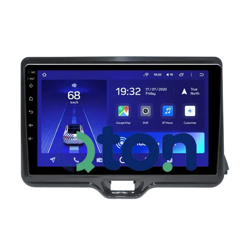 מערכת מולטימדיה אנדרואיד לטויוטה (Toyota) יאריס 2020 – התקנה מקצועית מבית Qton, מומחים באיתור, מיגון ומולטימדיה לרכב