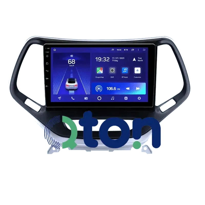 מערכת מולטימדיה אנדרואיד לג'יפ (JEEP) צ'ירוקי 2019 – התקנה מקצועית מבית Qton, מומחים באיתור, מיגון ומולטימדיה לרכב