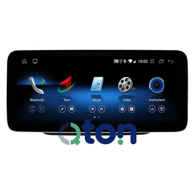 מערכת מולטימדיה אנדרואיד למרצדס (Mercedes) E Class 2016 – התקנה מקצועית מבית Qton, מומחים באיתור, מיגון ומולטימדיה לרכב