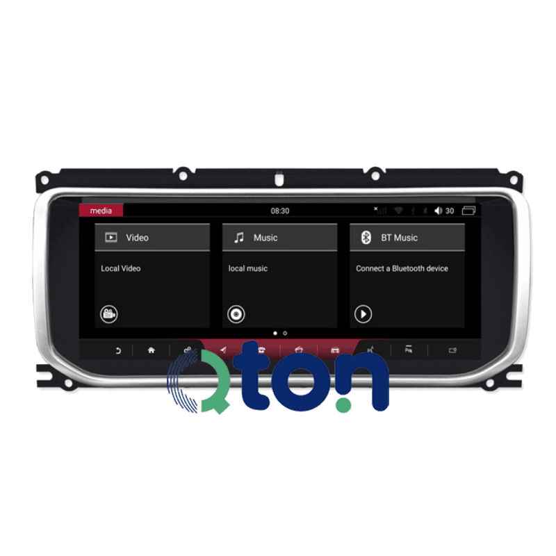 מערכת מולטימדיה אנדרואיד לריינג' רובר (Range Rover) איווק 2012 – התקנה מקצועית מבית Qton, מומחים באיתור, מיגון ומולטימדיה לרכב