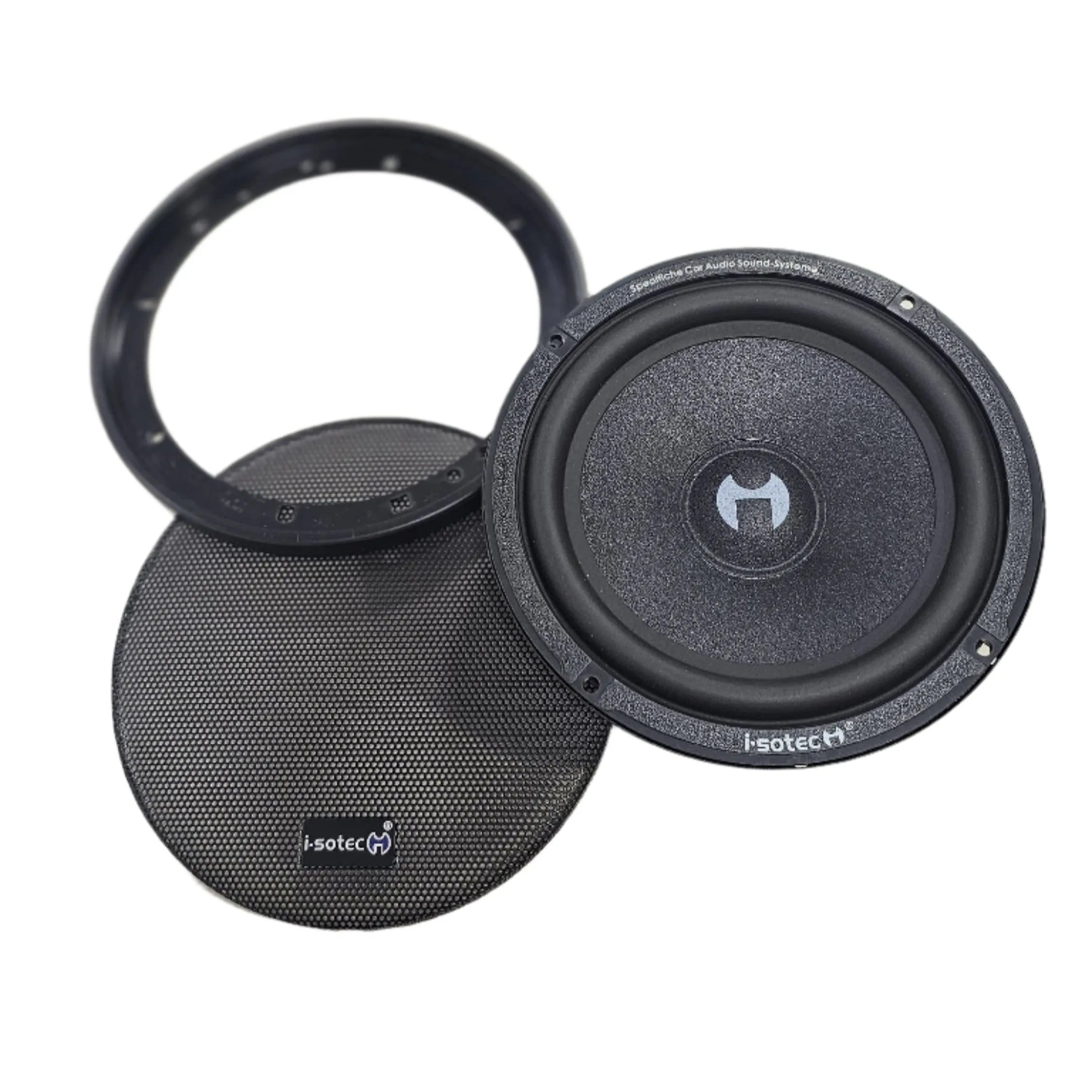 מערכת רמקולים קומפוננט i-Sotec MC165 – התקנה מקצועית מבית Qton, מומחים באיתור, מיגון ומולטימדיה לרכב