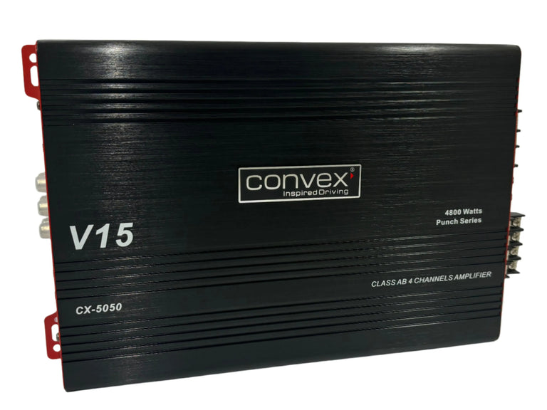 
         מגבר לרכב Convex CX-5050 - V15 Punch Series – התקנה מקצועית מבית Qton, מומחים באיתור, מיגון ומולטימדיה לרכב
       