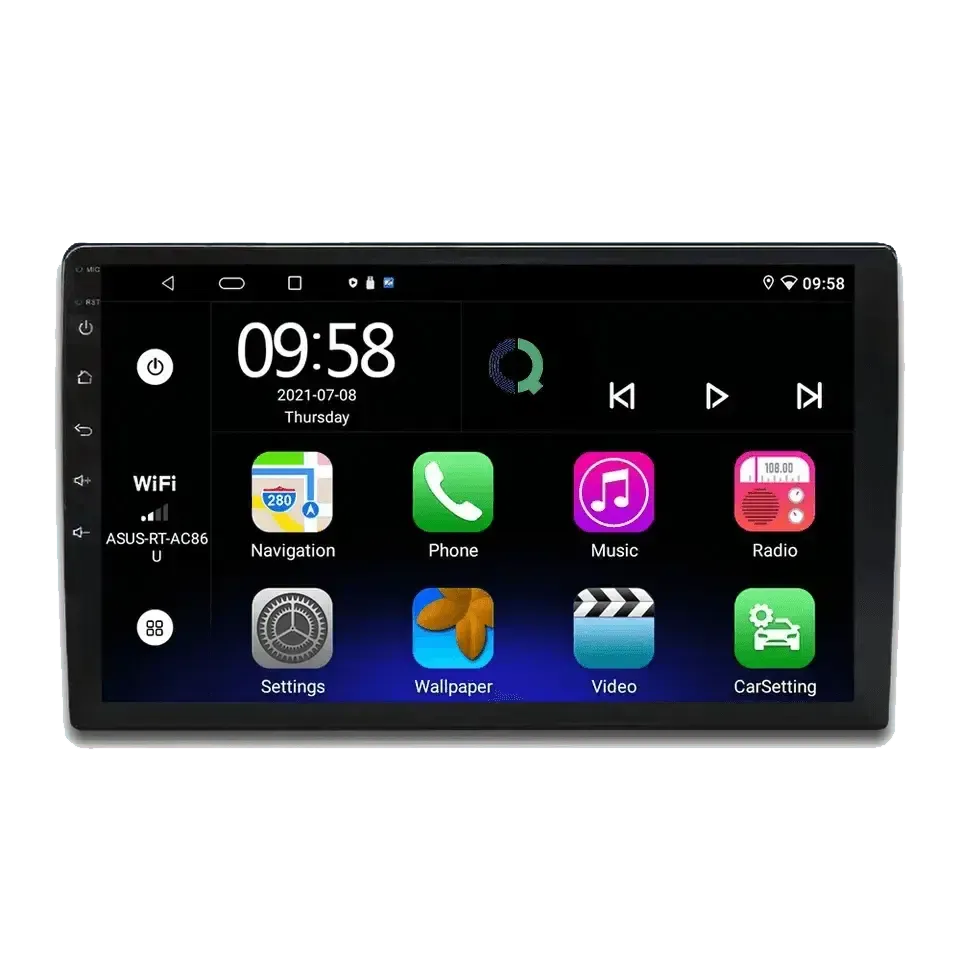 מערכת מולטימדיה אנדרואיד לטויוטה (Toyota) קורולה 2011 – התקנה מקצועית מבית Qton, מומחים באיתור, מיגון ומולטימדיה לרכב