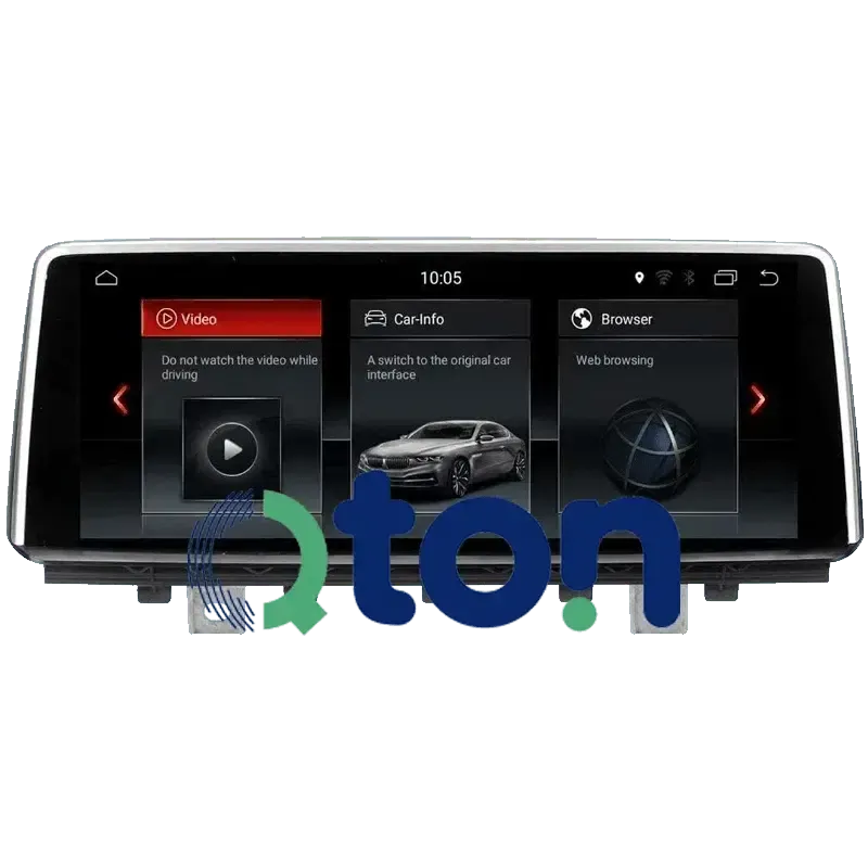 מערכת מולטימדיה אנדרואיד לב.מ.וו (BMW) סדרה 7 2023 – התקנה מקצועית מבית Qton, מומחים באיתור, מיגון ומולטימדיה לרכב