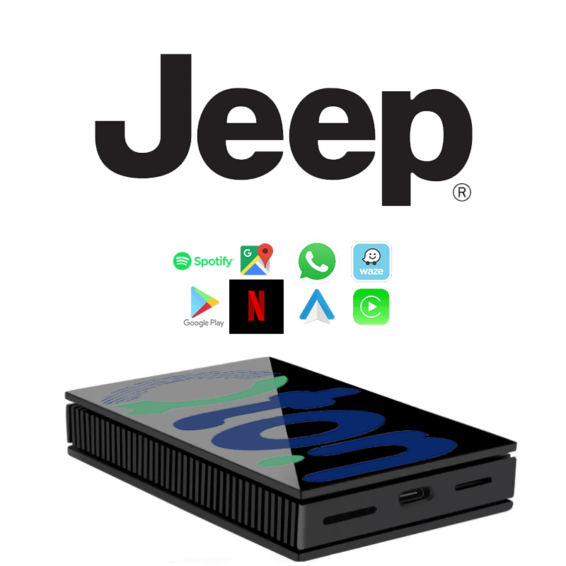 מערכת מולטימדיה אנדרואיד לג'יפ (JEEP) גרנד צ'ירוקי 2019 (פותח מסך) – התקנה מקצועית מבית Qton, מומחים באיתור, מיגון ומולטימדיה לרכב