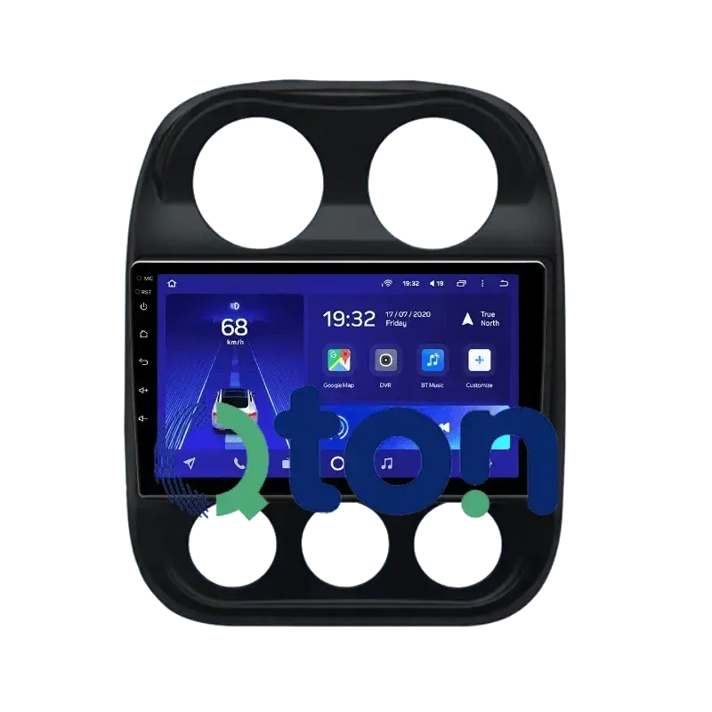 מערכת מולטימדיה אנדרואיד לג'יפ (JEEP) קומפס 2009 – התקנה מקצועית מבית Qton, מומחים באיתור, מיגון ומולטימדיה לרכב