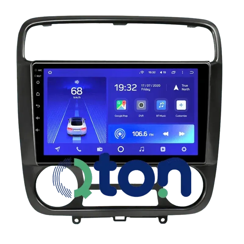 מערכת מולטימדיה אנדרואיד להונדה (Honda) סטרים 2002 – התקנה מקצועית מבית Qton, מומחים באיתור, מיגון ומולטימדיה לרכב