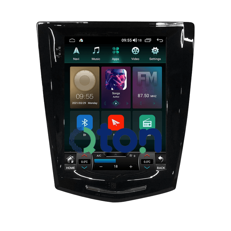 מערכת מולטימדיה אנדרואיד לקאדילק (Cadillac) ATS 2014 – התקנה מקצועית מבית Qton, מומחים באיתור, מיגון ומולטימדיה לרכב