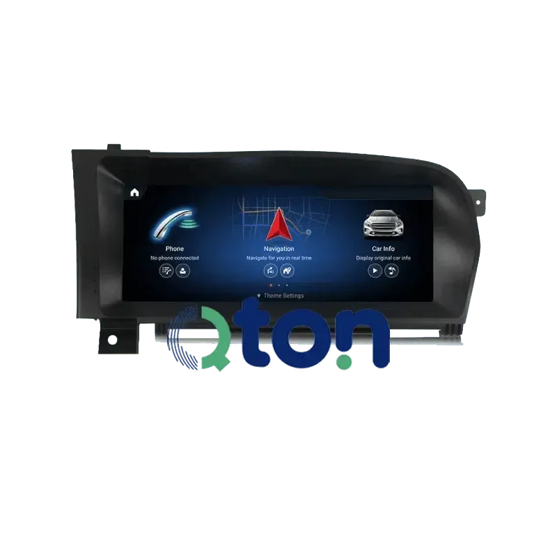 מערכת מולטימדיה אנדרואיד למרצדס (Mercedes) CL Class 2011 – התקנה מקצועית מבית Qton, מומחים באיתור, מיגון ומולטימדיה לרכב