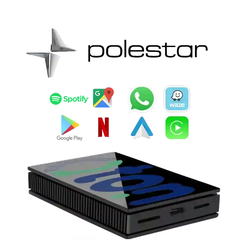 מערכת מולטימדיה אנדרואיד לפולסטאר (Polestar) 2 2023 (פותח מסך) – התקנה מקצועית מבית Qton, מומחים באיתור, מיגון ומולטימדיה לרכב
